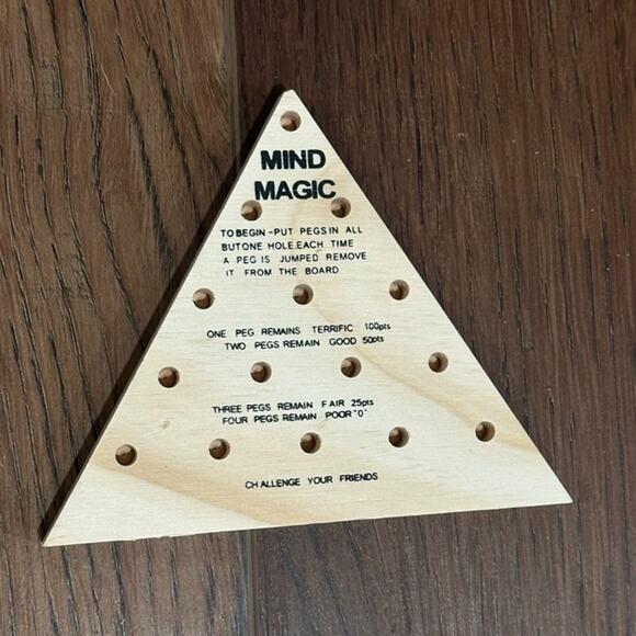 Wooden Puzzle Game Set - Natural Finish - Picture 6 of 11